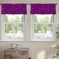 thumbnail image 2 of LALILO Kitchen Curtain Valance Pink Tie Dye Boho Rod Pocket Window Curtain 52"x 18" Set of 2, 2 of 7