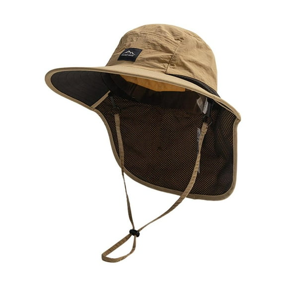 Quick-Drying Sun-Proof Polyester Cap for Men and Women in Outdoor Activities like Fishing, Hiking, Gardening, and Beach Trips
