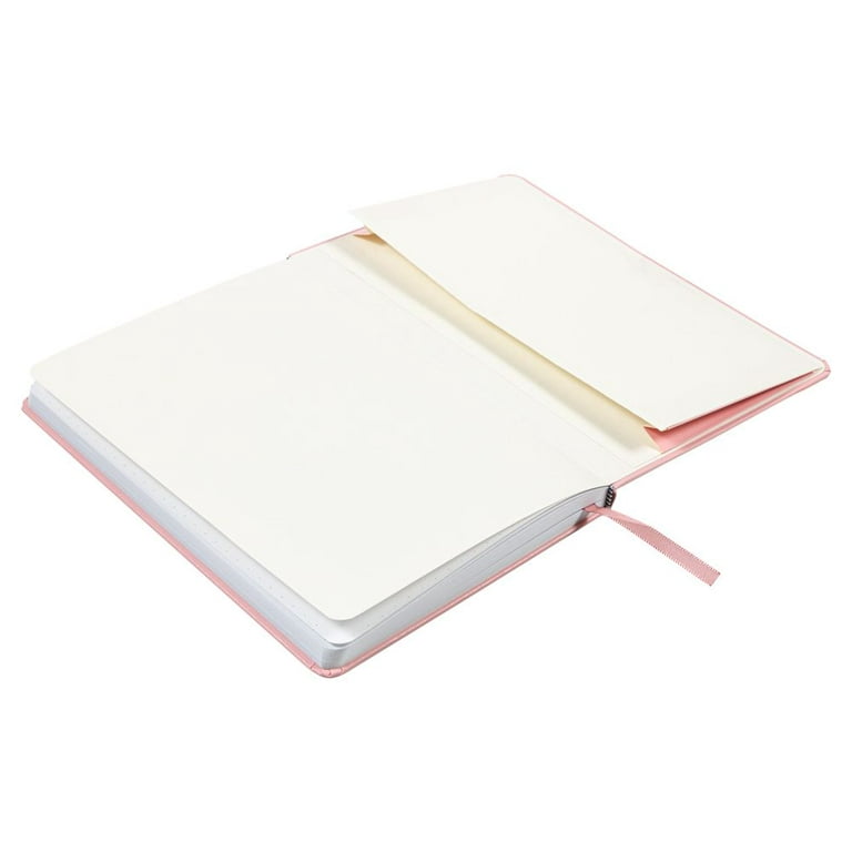 Jam Paper Hardcover Notebook with Elastic Band - Large Journal - 5 7/8 x 8 1/2 - Black - 100 Lined Sheets - Sold Individually