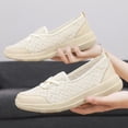 thumbnail image 3 of Wide Width Mary Jane Shoes Women's Casual Walking Runing Sneakers Flat Shoes, 3 of 5