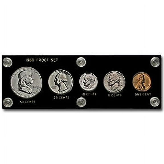 1960 U.S. Proof Set (Large Date, Hard Plastic Holder)