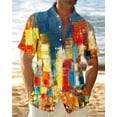 thumbnail image 3 of Camisa floral de verano para hombre, estilo hawaiano, camisa de manga corta con solapa 3D para hombre, camisetas con estampado de flores de calle, camisas de playa, ropa para mujer, 3 of 5