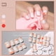 thumbnail image 1 of Parches para decoración de uñas: 24 uñas postizas cuadradas cortas con parches de pegamento gelatinoso, 1 of 2