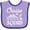 Lavender and Purple, variant on Inktastic Cruise Squad with Vector Cruise Ship and Palm Trees Boys or Girls Baby Bib