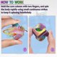 thumbnail image 5 of SBSG Fidget Spinner Toys Cube Adults, Easter Basket Stuffers for Teens Metal EDC Cool Desk Gadgets Office Toys Small Anxiety Figette Sensory Toy, ADHD, 5 of 5