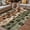 Sage Green, variant on Brown Beige Outdoor Rug for Patio/Deck/Porch, Non-Slip Large Area Rug 5 x 8 Ft, Rustic Farmhouse Dog Paw Vintage Indoor Outdoor Rugs Washable Area Rugs, Reversible Camping Rug Carpet Runner