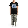 thumbnail image 4 of CafePress - SALTIRE Pajamas - Women's Short Sleeve Print T-Shirt and Pants Dark Cotton Pajama Set, 4 of 7