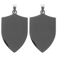 thumbnail image 1 of 2pcs Stainless Steel Dog Tag Blanks Pet ID Name Tag Pendants, 1 of 9