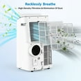 thumbnail image 4 of Aoile 15,000BTU ASHRAE Portable Air Conditioner, Powerful AC Unit with Fan & Dehumidifier Mode, Window Mount Exhaust Kit Included, 4 of 8
