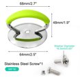 thumbnail image 2 of 2pcs Stainless Steel Pot Lid Knob Silicone Handle Cookware Cover Replacement Green, 2 of 7