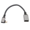 thumbnail image 1 of Cable de interfaz multimedia HD 4K 60Hz Cable de interfaz multimedia Micro a HD macho a hembra para PC Cámara Proyector Derecho 0,2 metros / 7,87 pulgadas, 1 of 5