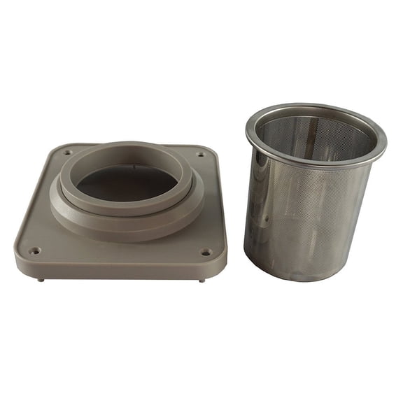 iSonic BHK05A Single Beaker Holder Set with 500 ml Perforated Stainless Steel Beaker