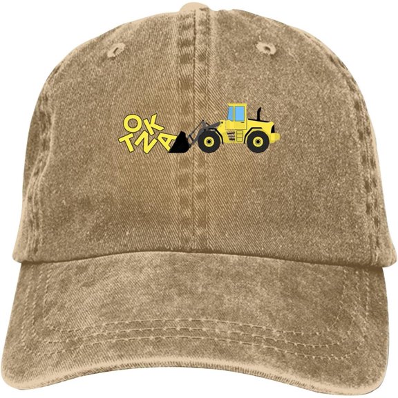 Tonka Excavator Equipment Baseball Cap Vintage Adjustable Washed Hats Cowboy Hats Denim Dad Hat for Men Women Boy Girl