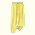 thumbnail image 4 of GERsome Baby Wide Leg Pants Soft Ice Silk Harem Pants for Boys Girls, 4 of 4