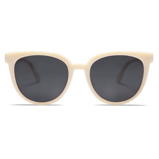 Gafas de sol SOJOS SJ2175 redondas polarizadas para mujer beige/gris