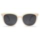 thumbnail image 1 of Gafas de sol SOJOS SJ2175 redondas polarizadas para mujer beige/gris, 1 of 5