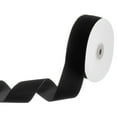 thumbnail image 1 of Velvet Ribbon 10 Yards 1-1/2" Wide Nylon Fabric Ribbons, Black, 1 of 1