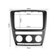 thumbnail image 2 of Radio Panel Dash Fascia Plate Frame Car Stereo Refitting Frame Facia Trim For Octavia (automatic Ai, 2 of 5