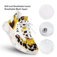 thumbnail image 3 of Leopard Sunflower Walking Shoes for Men Woman Lightweight Tennis Fashion Elastic Sports Shoes Cushion Basketball Shoes, 3 of 7