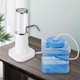 thumbnail image 2 of Dispensador de agua, bomba de agua portátil, minibomba de agua eléctrica en barril, recargable por USB, interruptor para botella de bebida eléctrica, color plateado, 2 of 5