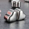 thumbnail image 6 of Stainless Steel Ice Cubes, Reusable Chilling Whiskey Stones Rocks with Tongs and Freezer Storage Tray for Whiskey Vodka Wine, Heart 4 pack, 6 of 6