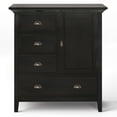 thumbnail image 6 of Simpli Home Redmond Medium Storage Cabinet in Hickory Brown, 6 of 11