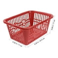 thumbnail image 2 of BESTYASH 8-Piece Red Plastic Fruit Storage Containers with Double Handles for Easy Carrying and Household Use, 2 of 7