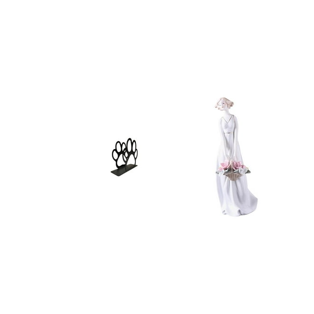 Elegante Organizador De Pañuelos Con Forma De Pata De Perro Y Figurita Nórdica De Porcelana Para Niña. Decoración Moderna Para El Hogar, Ideal Para Cafeterías, Hoteles, Estantes,