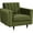 Olive, variant on Meridian Furniture Lola Velvet Accent Chair in Navy