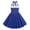 Blue, variant on Ulanda Halter Pinup Dresses for Girls 50s Pin up Dress Girls Retro Dress 1950s Vintage Dress Kids A line Party 50's Polka Dot Dress (White, 7-8 Years)