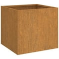 thumbnail image 3 of vidaXL Planters 2 pcs 49x47x46 cm Corten Steel, 3 of 5