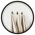 thumbnail image 4 of OVALCREST - London Framed Circle Mirror - Rubbed Black 25 1/8" x 25 1/8", 4 of 7