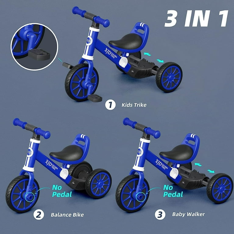 XJD 5-in-1 Toddler Bike for 1-4 Years Old Boys Girls XJD 5-in-1 Toddler Bike for 1-4 Years Old Boys Girls