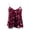 Red, variant on Fshinging Womens Tank Top Glitter Sequin V Neck Sleeveless Party Festival Dressy Casual Trendy Clothes Black One Size