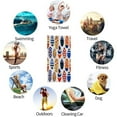 thumbnail image 5 of Microfiber Beach Towel 75*150cm,Super Absorbent Coconut Surfboards Pattern Swim Beach Towels,Surfboard, 5 of 5