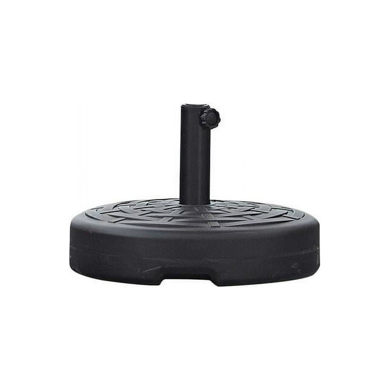 18 X 18 X 5 Black Water Injection Umbrella Base 18 X 18 X 5 Black Water Injection Umbrella Base