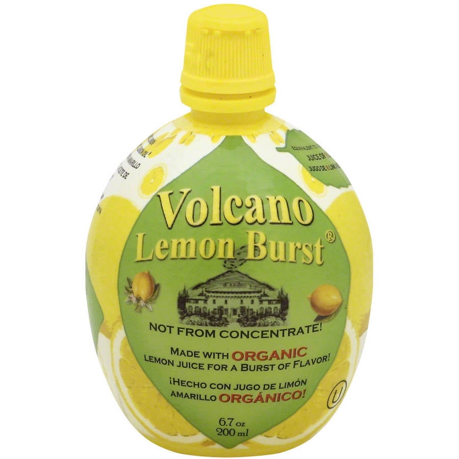 Volcano Lemon Burst Organic Juice, 6.7 oz, (Pack of 12)