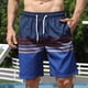 thumbnail image 4 of WILLBEST Pantalones Cortos Deportivos para Hombre, Moda de Verano para Hombre, Pantalones Cortos de Playa con Cordones y Bolsillos para Vacaciones de Primavera y Verano, 4 of 6