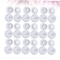 thumbnail image 3 of GOOHOCHY 100 Sets Buckle Plastic Button for Clothing Attachment in White for Beginners, 3 of 8