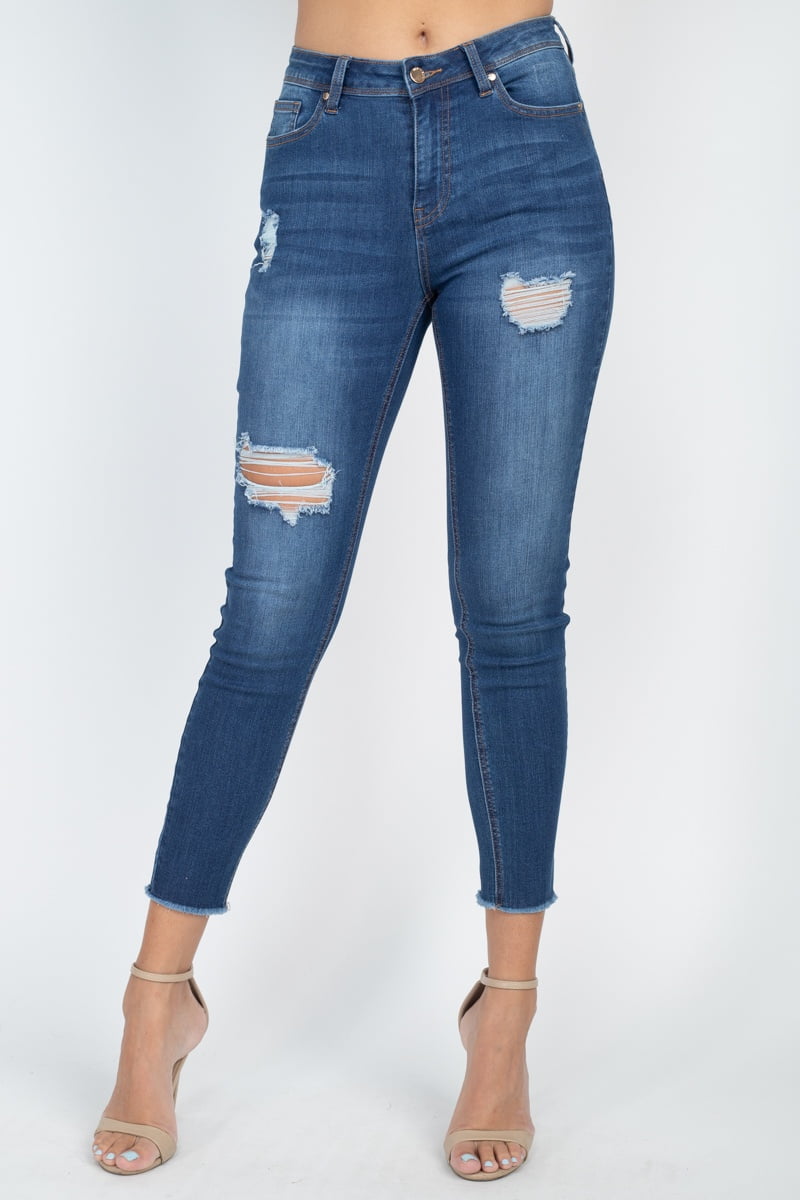 5 Pocket Capri Denim Jeans 11