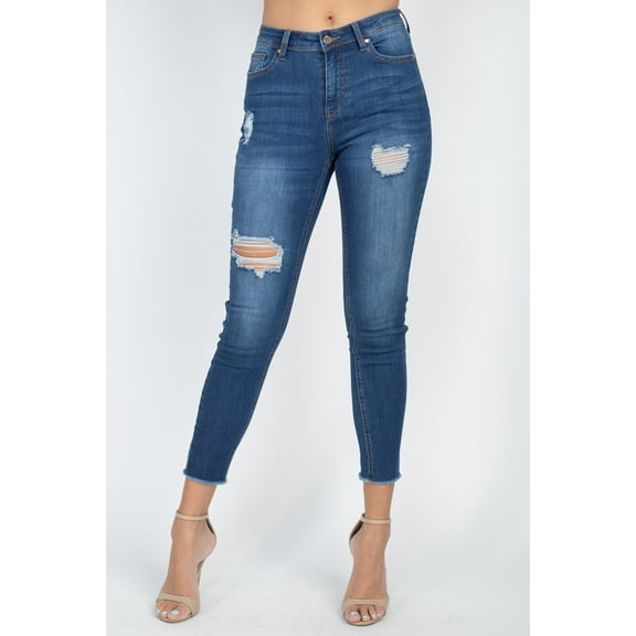 5 Pocket Capri Denim Jeans 1