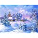 thumbnail image 1 of 30x40 cm 5D DIY Pintura de Diamante Completa, Paisaje de Nieve Decoración de Sala de Estar Dormitorio Pintura de Diamante, Lienzo de Diamantes de Imitación de Bricolaje Pintura de Punto de Cruz por Nú, 1 of 5