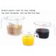thumbnail image 4 of 3-Piece Measuring Cups Set, Plastic Measuring Cup Plug-in Nesting Handle Stackable Design, 4 of 4