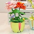 thumbnail image 4 of Bonsái de flores en bloque bloque de construcción sin rebabas planta en maceta colorido pulido fino fácil montaje educativo para adultos ANGGREK  Otros, 4 of 7