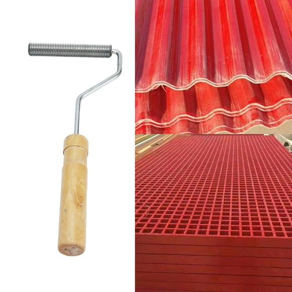 Domqga Fiberglass Laminating Roller,Bubble Paddle Tool,Diameter 16x100mm Fiberglass Laminating Bubble Roller Fiberglass Roller Tools Kit For Industrial