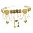 thumbnail image 4 of Collar de moda para mujer, cinturón de baile del vientre, accesorios de flecos, complementos para disfraces , dorado, 4 of 6