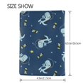 thumbnail image 3 of Rateoe Space Dinosaur Pattern Passport Holder Wallet Leather Mulit-purpose Travel Wallet Credit Cards Case ,Passport Cover for Women Men-6.5 in, 3 of 5