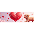 thumbnail image 4 of Red Roses Flower Vase Backdrop Photo Booth Background Romantic Hanging Hearts Wedding Photography Banner Valentines Celebrations Decor Event, 4 of 4