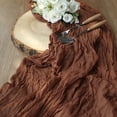 thumbnail image 6 of Balsa Circle 10 feet Brown Cotton Cheesecloth Gauze Extra Table, 6 of 8