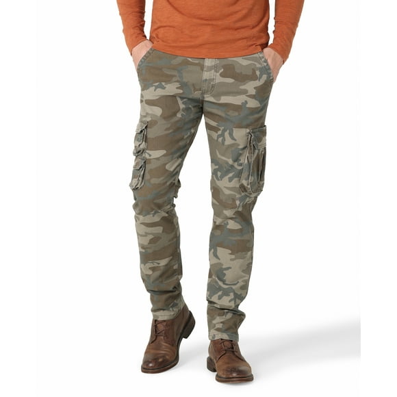wrangler men's stretch taper leg regular fit cargo pant